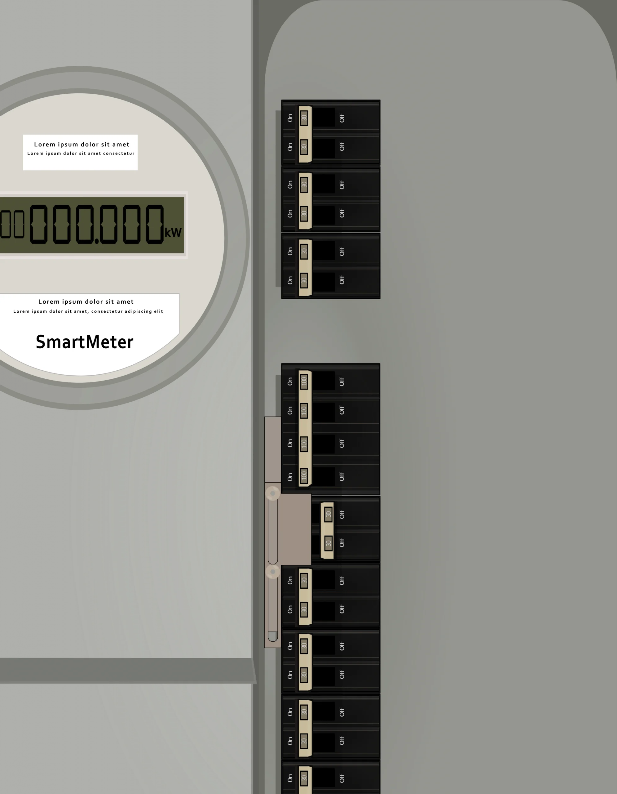 K-1315 with CH breakers main on and gen off
