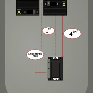 K-5610 panel cover photo with measurements