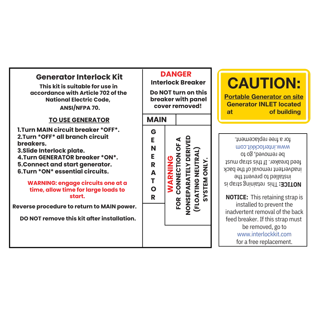 Image of Small Label Pack Non Solar Stickers (3)