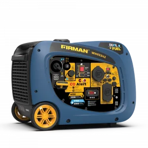 Dual Fuel Inverter Portable Generator 4000W Electric Start with CO Alert