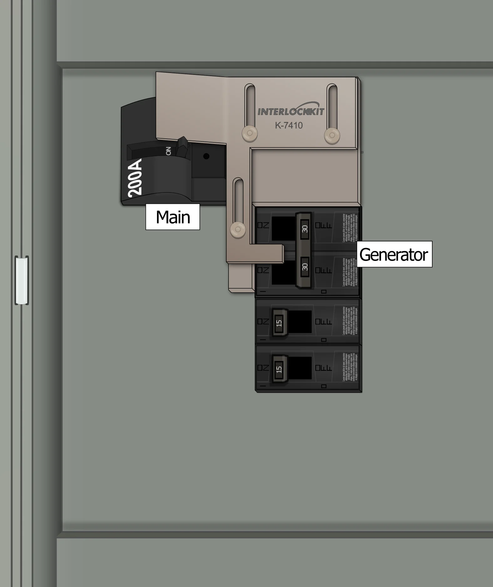 K-7410 Panel Photo With Main On